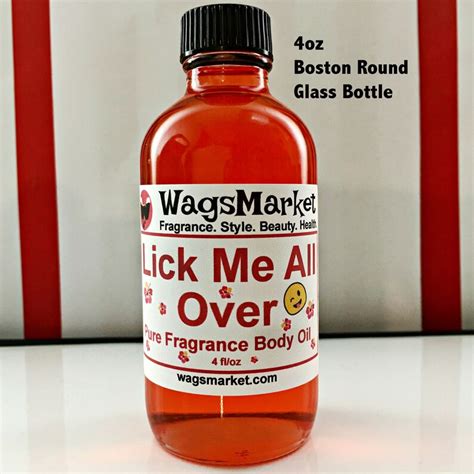 Lick Me All Over Perfume Oil From Oz Roll On Oz Glass Etsy