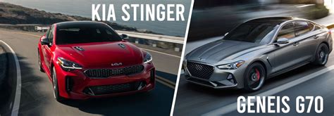 Kia Stinger Vs Genesis G70 Comparisons Review Napleton Kia Of Carmel