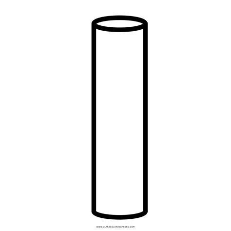 Cylinder Drawing Coloring Pages