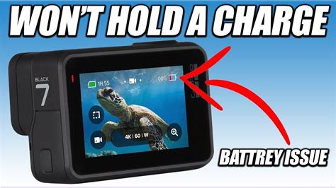 Firstly, how new is the battery? GoPro Hero 7 Black Won't Hold A Charge | Battery Issue Fix ...