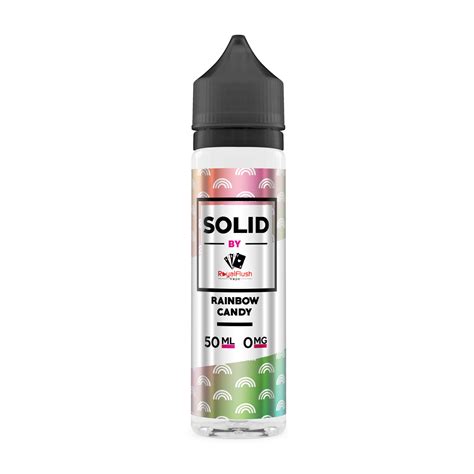 Rainbow Candy By Solid Vape 50ml 70vg E Liquid — Royal Flush Vape