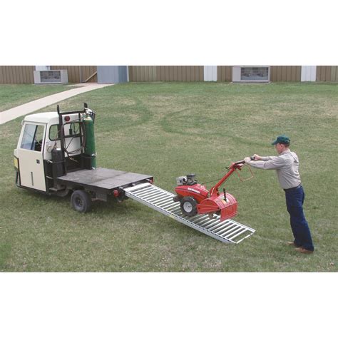 Pvi Aluminum Lawn Equipment Loading Ramp — 600 Lb Capacity 92inl