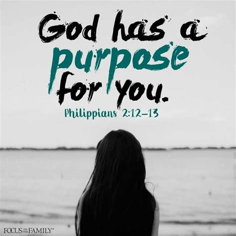 God Has A Purpose For You Philippians 212 13 Philippians Divine