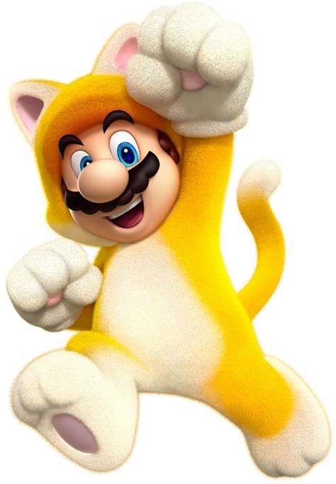 Cat Mario Character Design Videojuegos Wii U Y Nintendo