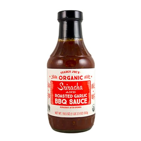 Trader Joes Organic Sriracha And Roasted Garlic Bbq Sauce Sauce Rank