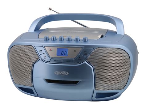 Jensen Cd 590 Bl 1 Watt Portable Stereo Cd And Cassette Playerrecorder