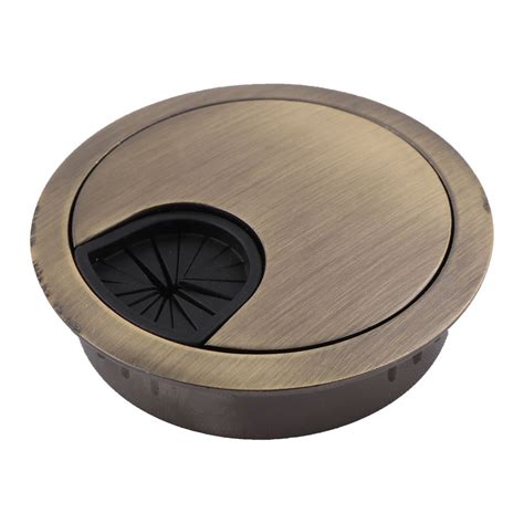Smallest grommet hole socket on the market. uxcell Metal Office Computer Desk Table Counter Top Wire ...