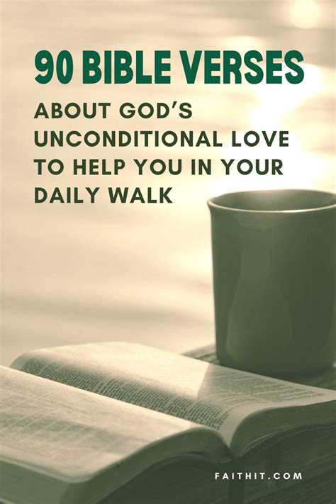 90 Bible Verses About Gods Unconditional Love To Help You In Your