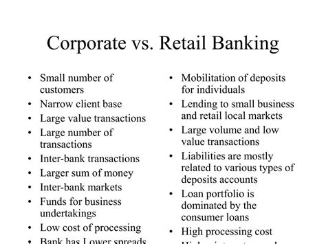 Ppt Corporate Vs Retail Banking Powerpoint Presentation Free