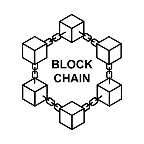 Blockchain Vector Icon Blockchain Technology Blockchain Vector