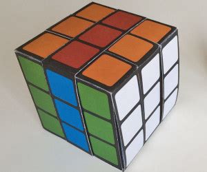 Well you're in luck, because here they come. Printable Easy Paper Rubik's Cube DIY template to download