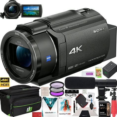 Sony Fdr Ax43 4k Uhd Handycam Camcorder With Zeiss 20x Optical Zoom