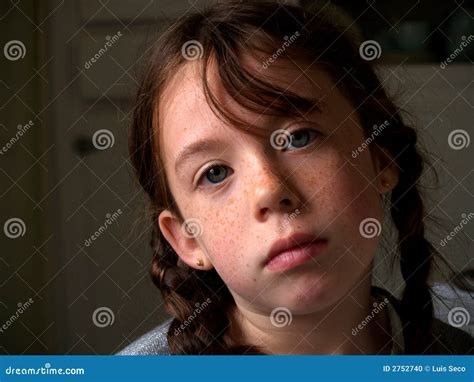 Bored Little Girl Stock Photo Image Of Cute Bored Blond 2752740