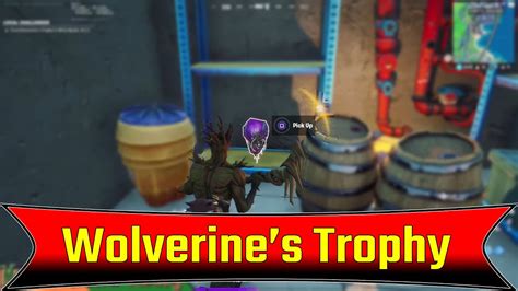 Find Wolverines Trophy In Dirty Docks Location Fortnite