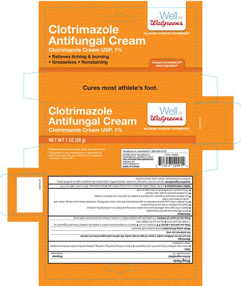 Dailymed Walgreens Clotrimazole Clotrimazole Cream