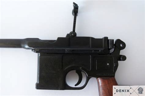 C96 Pistol With Cylinder Head Germany 1896 Material Madeira And