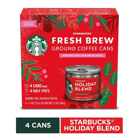 Starbucks Medium Roast Fresh Brew Ground Coffee Cans — Starbucks