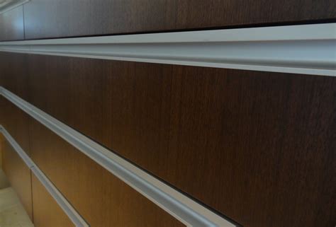 Most models include screws or nails for simple installation to make cabinets functional in a few quick steps. Continuous Pull Handles - Aluminum Glass Cabinet Doors
