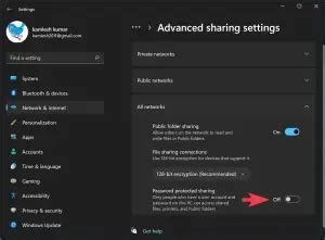 How To Enable Or Disable Password Protected Sharing In Windows