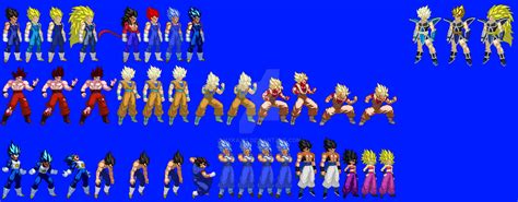 Varios Sprite De Dbz Extreme Butoden Editados Part By Myka215 On Deviantart