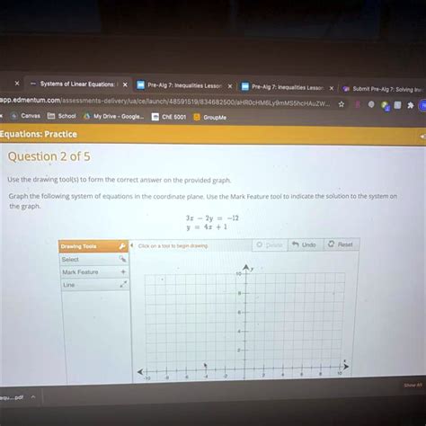 Solved Use The Drawing Tool S To Form The Correct Answer On The