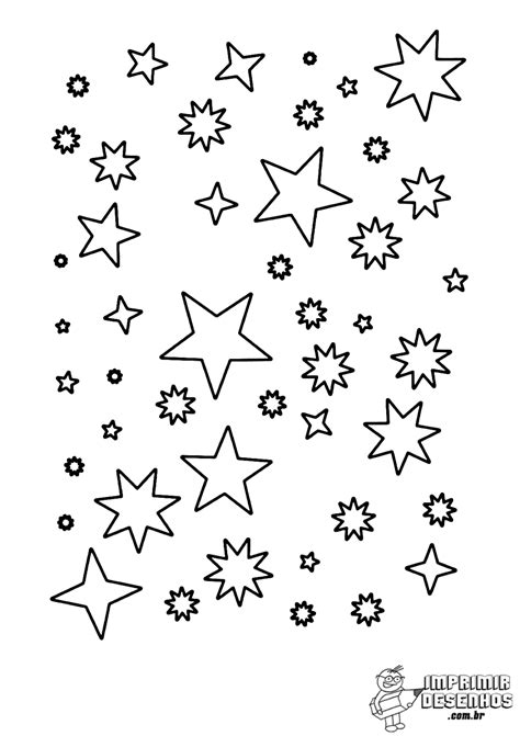 C U Estrelado Para Pintar E Colorir Imprimir Desenhos