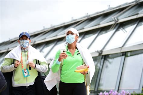 Osaka Hits The Practice Courts At Rg Roland Garros The 2022 Roland