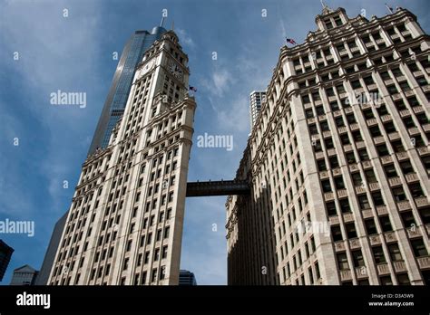 The Wrigley Building On Michigan Avenue In Chicago Illinois Il Usa