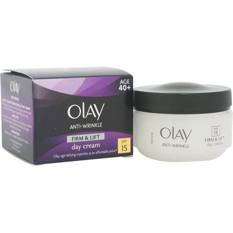 Olay Anti Wrinkle Firm And Lift Day Cream Spf 15 40 17 Oz Walmart