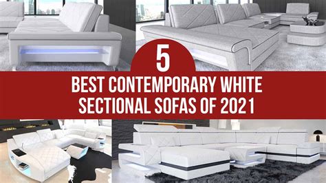 Best Contemporary White Sectional Sofas 