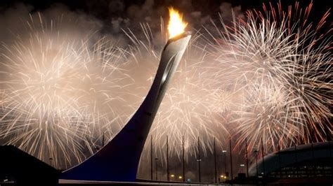 Bbc Sport Sochi 2014 Olympic Flame Lights Up Games