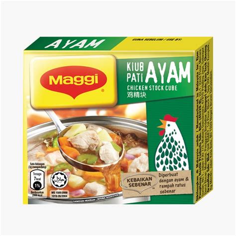 Maggi Chicken Stock Cube 60g 鸡精块 Bak Lai Fish Ball Food Industries