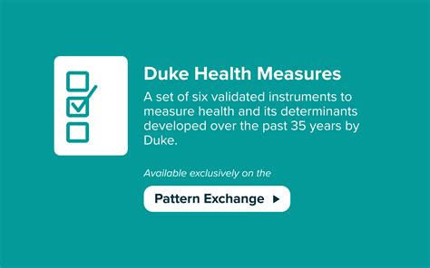 Duke Health Measures Pattern Exchange