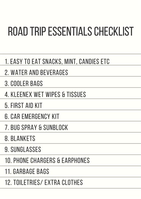 Road Trip Essentials To Make Traveling Easier