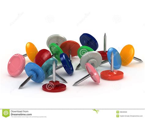 Colorful Pins Set Stock Illustration Illustration Of Needlepoint