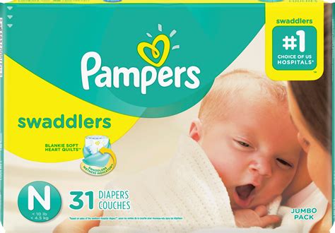 Buy Pampers Swaddlers Jumbo Pack Diapers Size N 31 Ea Pack Of 4