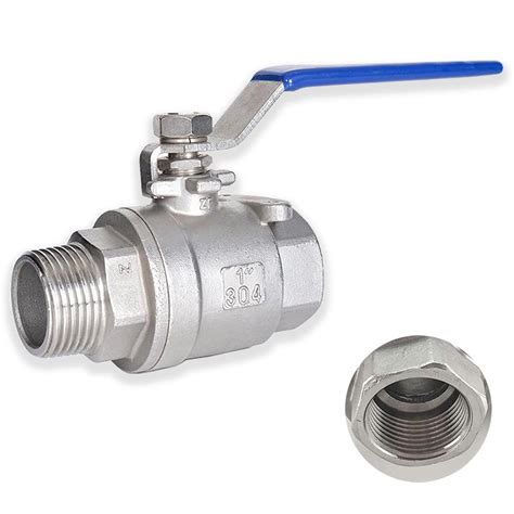 Buy 1 Inch Ball Valve Heavy Duty Male Npt Mnpt X Female Npt Fnpt Thread With Long Handle