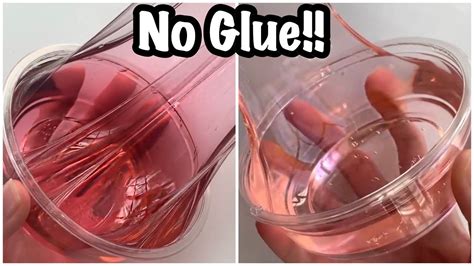 Diy Instant No Glue Clear Slime 💧 Only Takes 5 Minutes 600k
