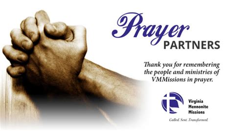 Vmmissions Launches Regular Prayer Bulletin Virginia Mennonite Missions