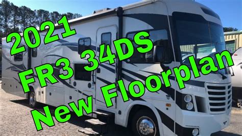 New 2021 Forest River Fr3 34ds Class A Motorhome Ford V8 Chassis Dodd