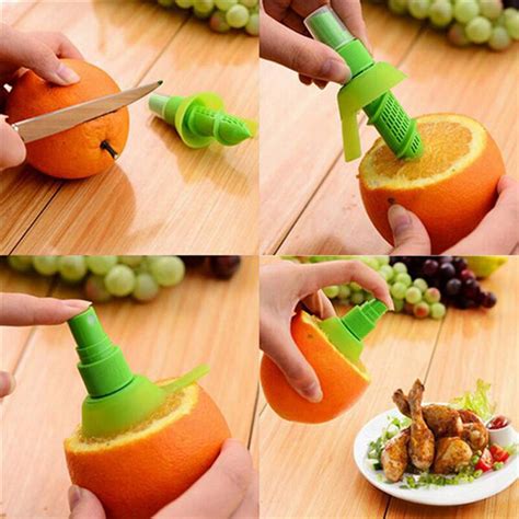 New Kitchen Gadgets Lemon Sprayer Fresh Fruit Juice Citrus Spray Orange