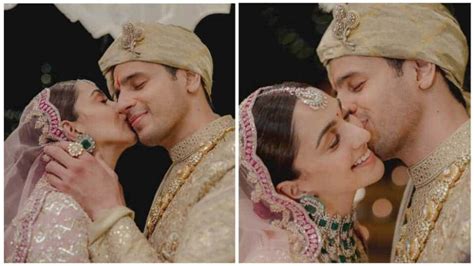 Kiara Advani Sidharth Malhotra Share Dreamy Wedding Photos Hindustan