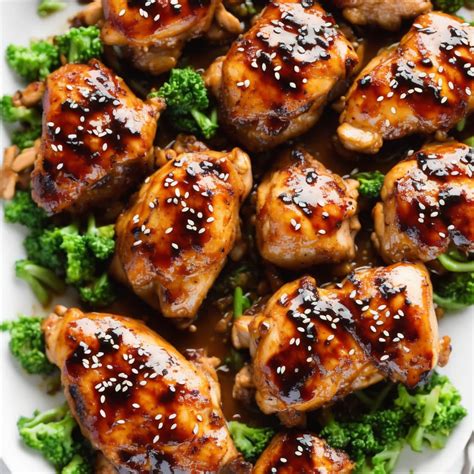 Asian Glazed Chicken Thighs Recipe