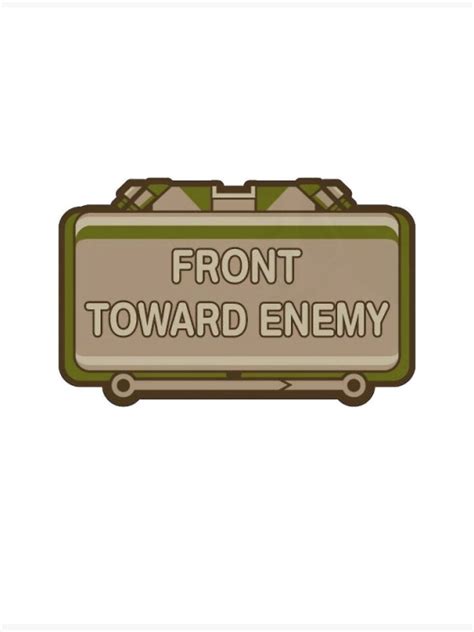 Front Toward Enemy Poster For Sale By Kiritsu Redbubble