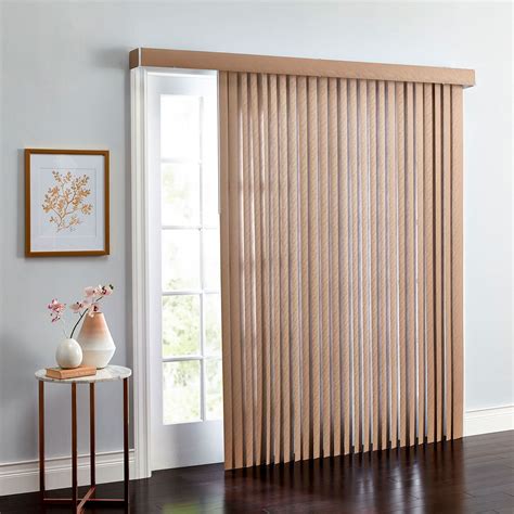 Embossed Vertical Blinds Plus Size Blinds And Shades Brylane Home