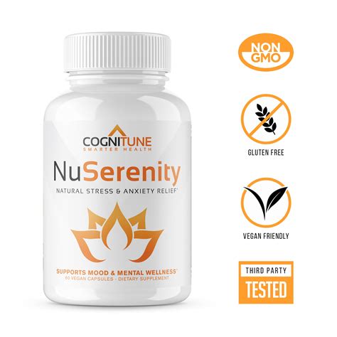 Nu Serenity Natural Stress And Anxiety Relief Supplement With B