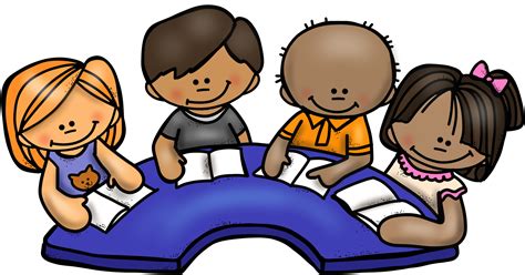 Friendly Clipart Group Child Reading Group Clip Art Png Download