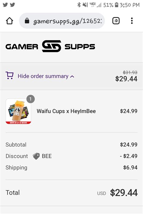 Heyimbee On Twitter 🚨 Only 24 Hours Left 🚨 My Waifu Cup Will Never Be