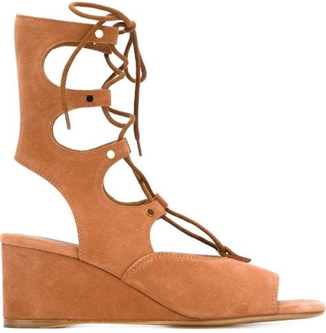 Chloé Foster Wedge Sandals 723 Lookastic