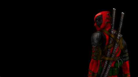 Free Download Deadpool Movie Wallpaper Black Background 1920x1080 For